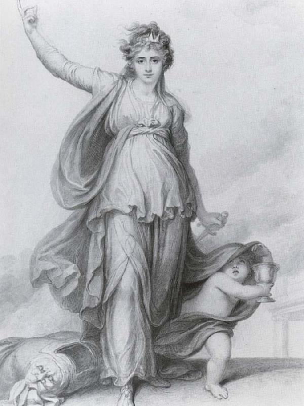 Richard Cosway Sarah Siddons as Tragedy